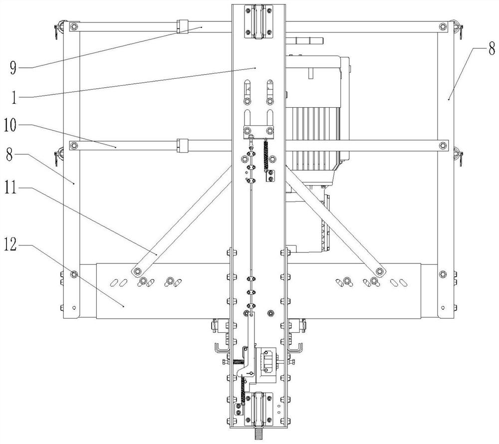 Compact elevator mounting platform