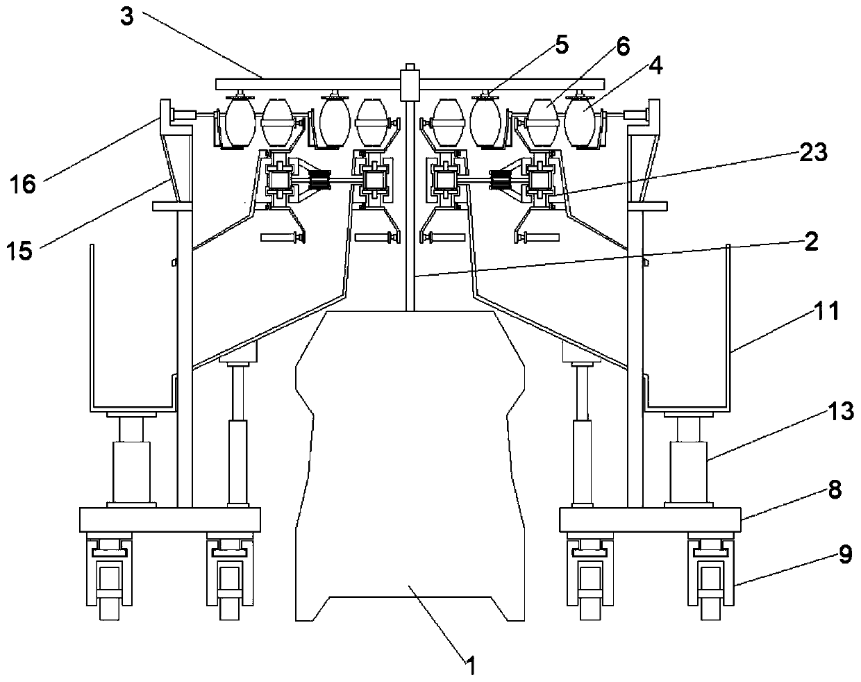 Ring spinning frame with spindle convenient to replace
