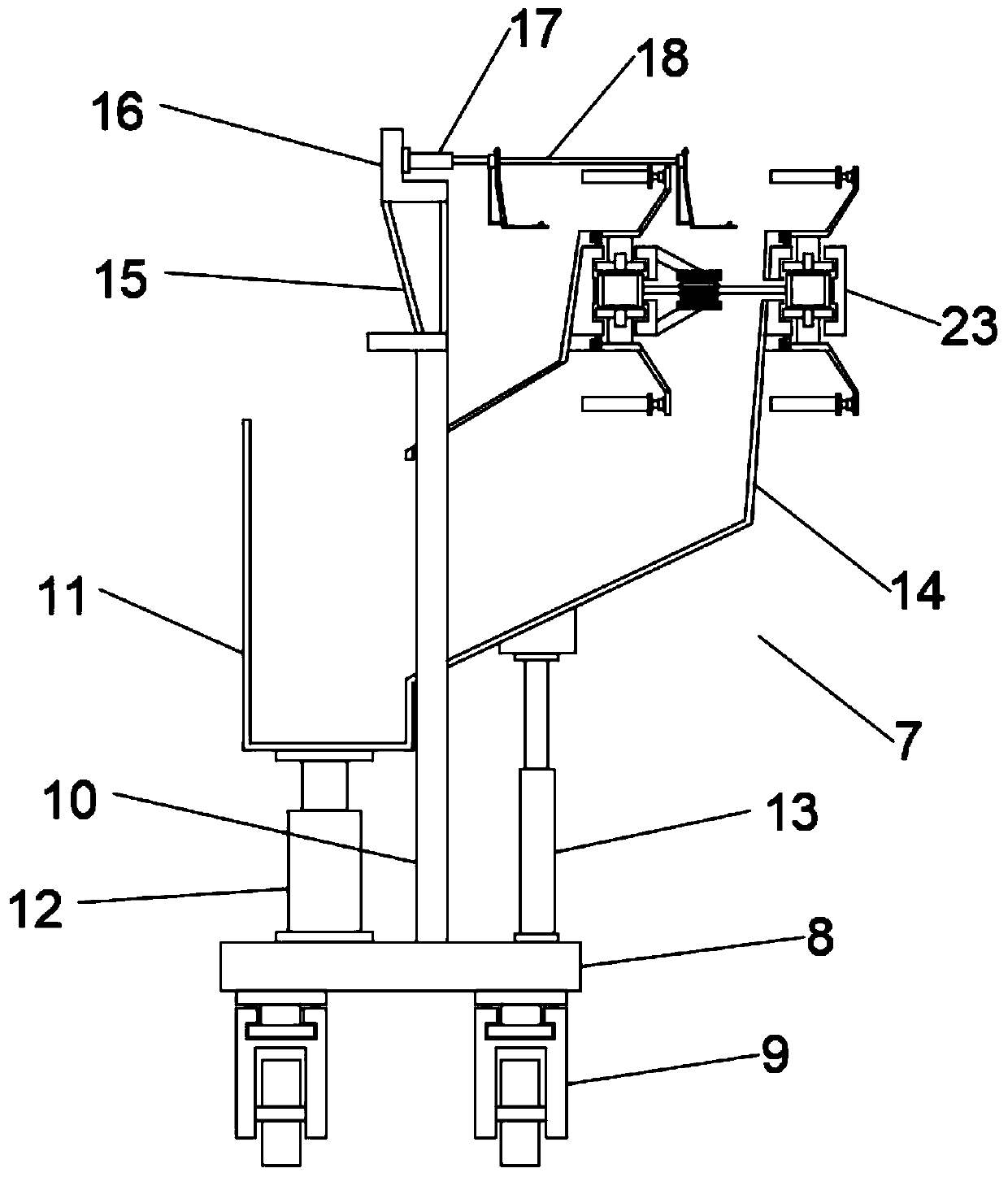 Ring spinning frame with spindle convenient to replace