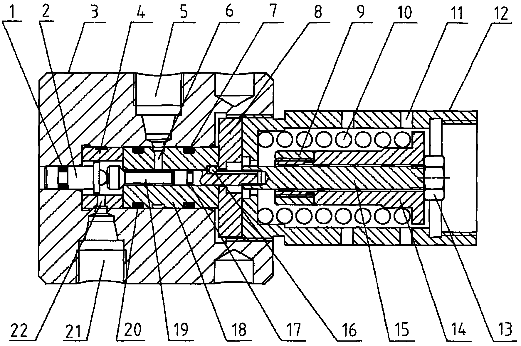 High-temperature high-pressure sampling valve used for deep sea