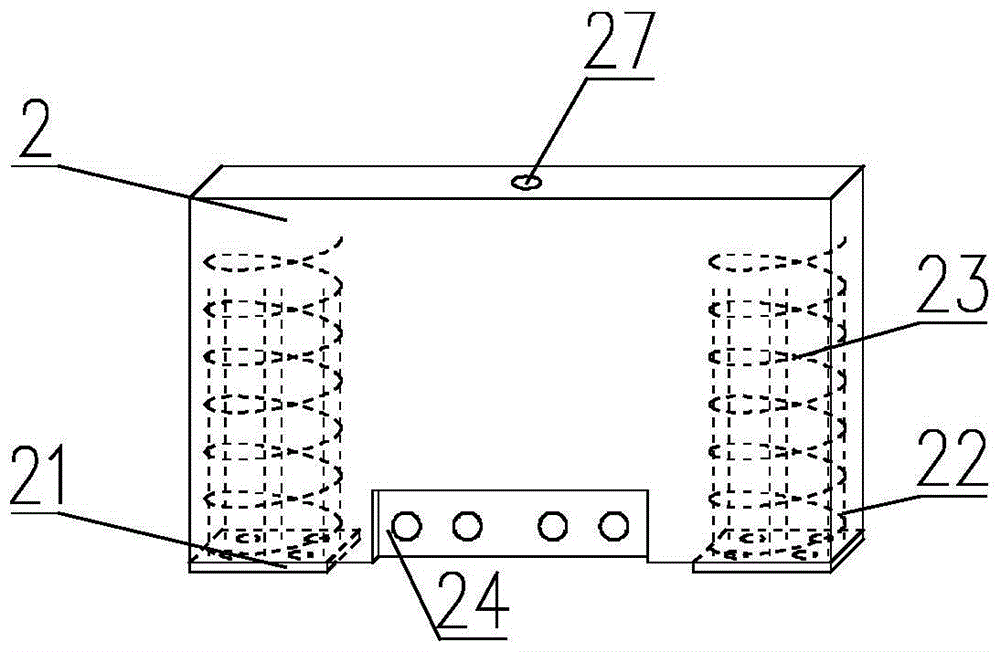 A self-resetting shear wall structure with frictional energy dissipation and easy repair at the bottom
