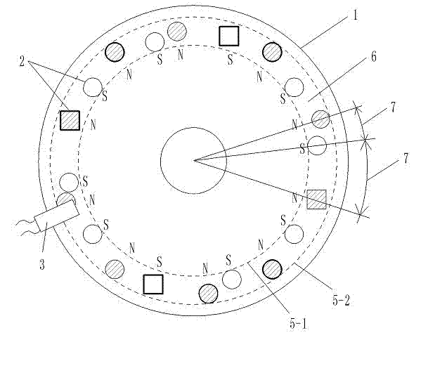 Moped provided with sensor with changing positions and magnetic fluxes of magnetic blocks on motor casing