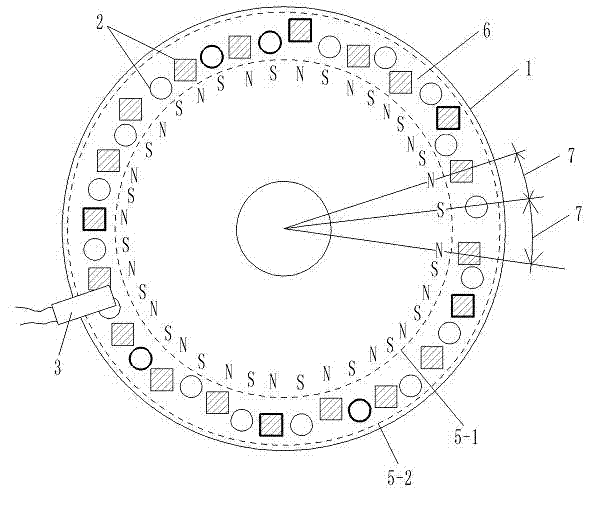 Moped provided with sensor with changing positions and magnetic fluxes of magnetic blocks on motor casing