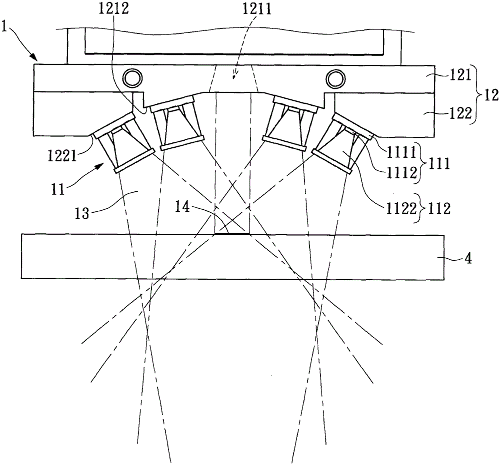 Surface scanning unit and optical detection device with surface scanning unit