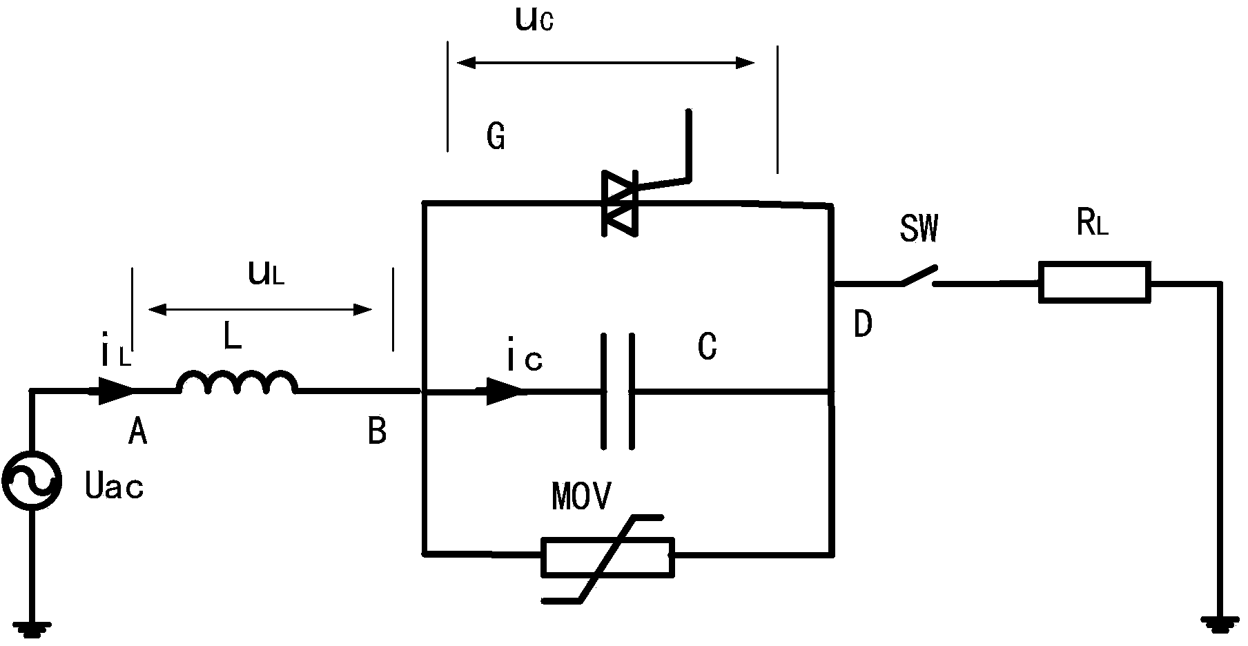 Method for detecting effective value of power network alternating current in real time