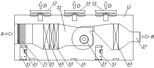 Rapid cooling type aircraft ground air conditioning unit and control method thereof