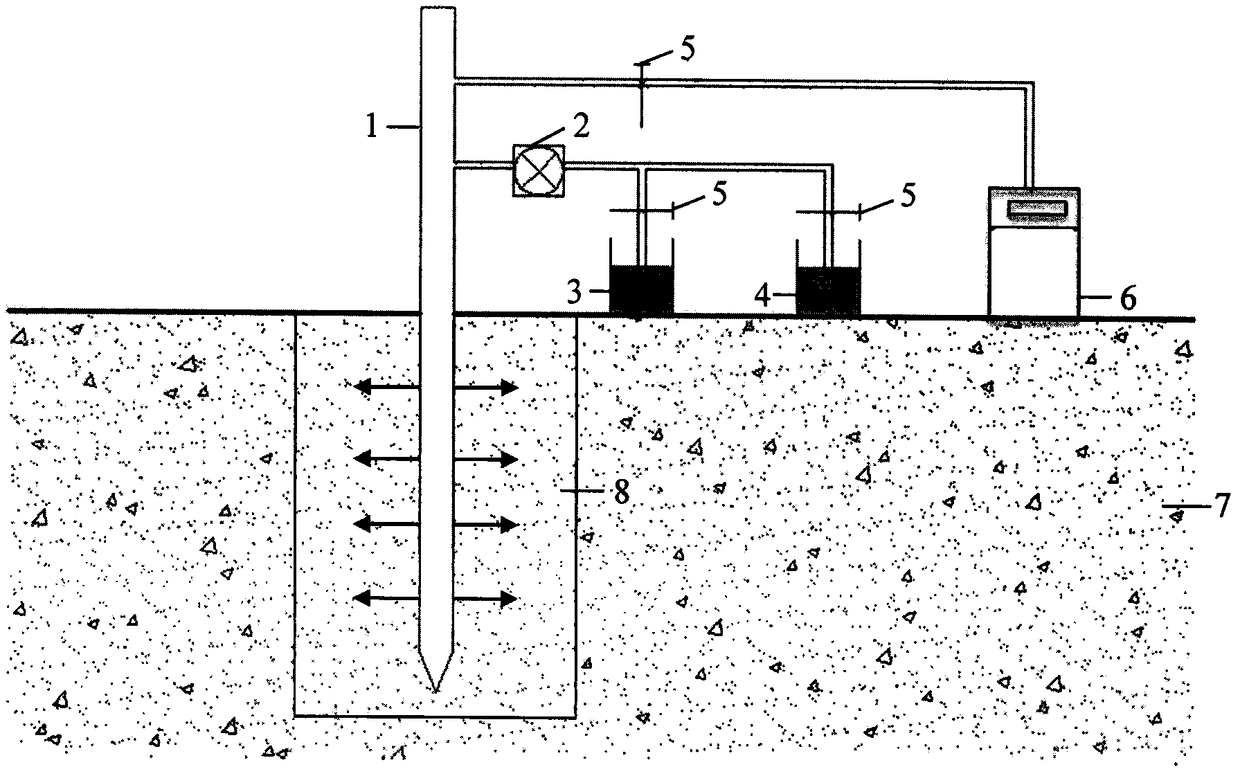 A method for soil consolidation by microbial gas-liquid circulation grouting