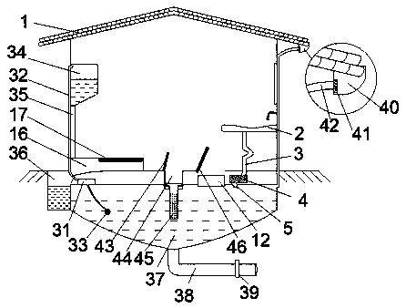 An eco-friendly toilet using recycled microbial water