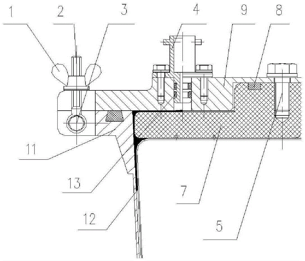 A space station drinking water long-term storage tank