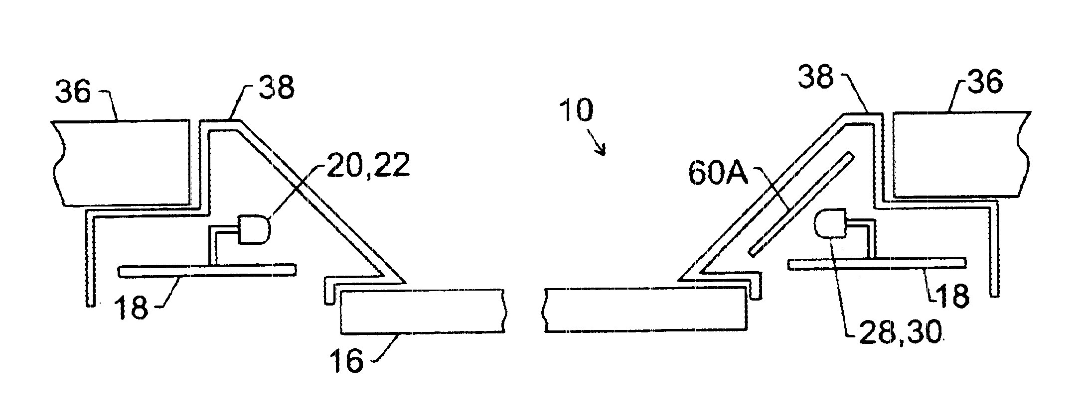 Infrared touch panel with improved sunlight rejection