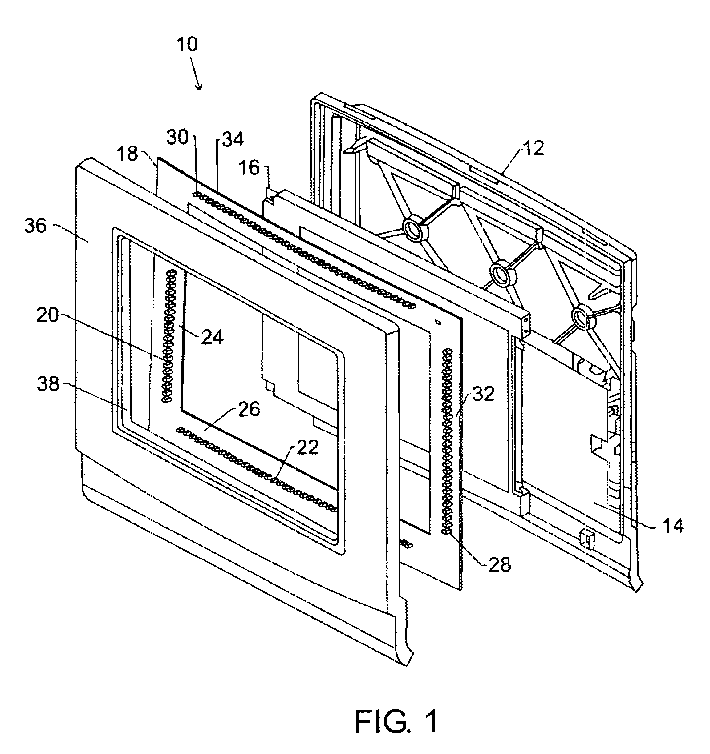 Infrared touch panel with improved sunlight rejection