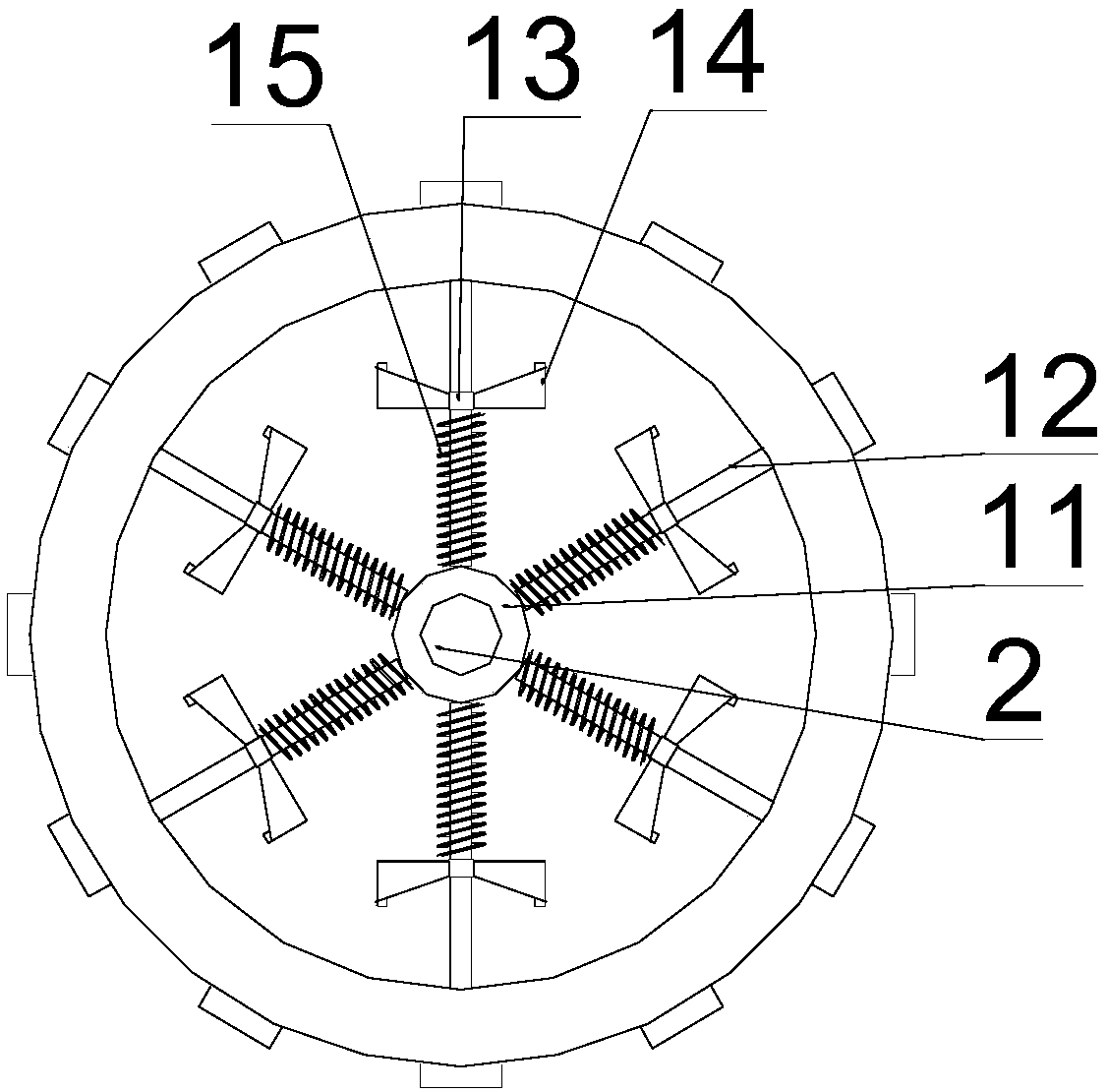 Non-staining wall discoloring device for preparing epoxidizedepoxy soybean oil