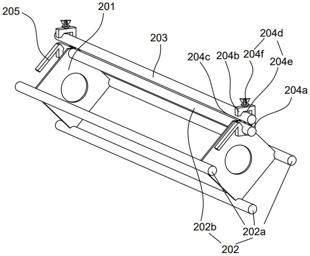 Anti-deviation coal conveying belt winding device