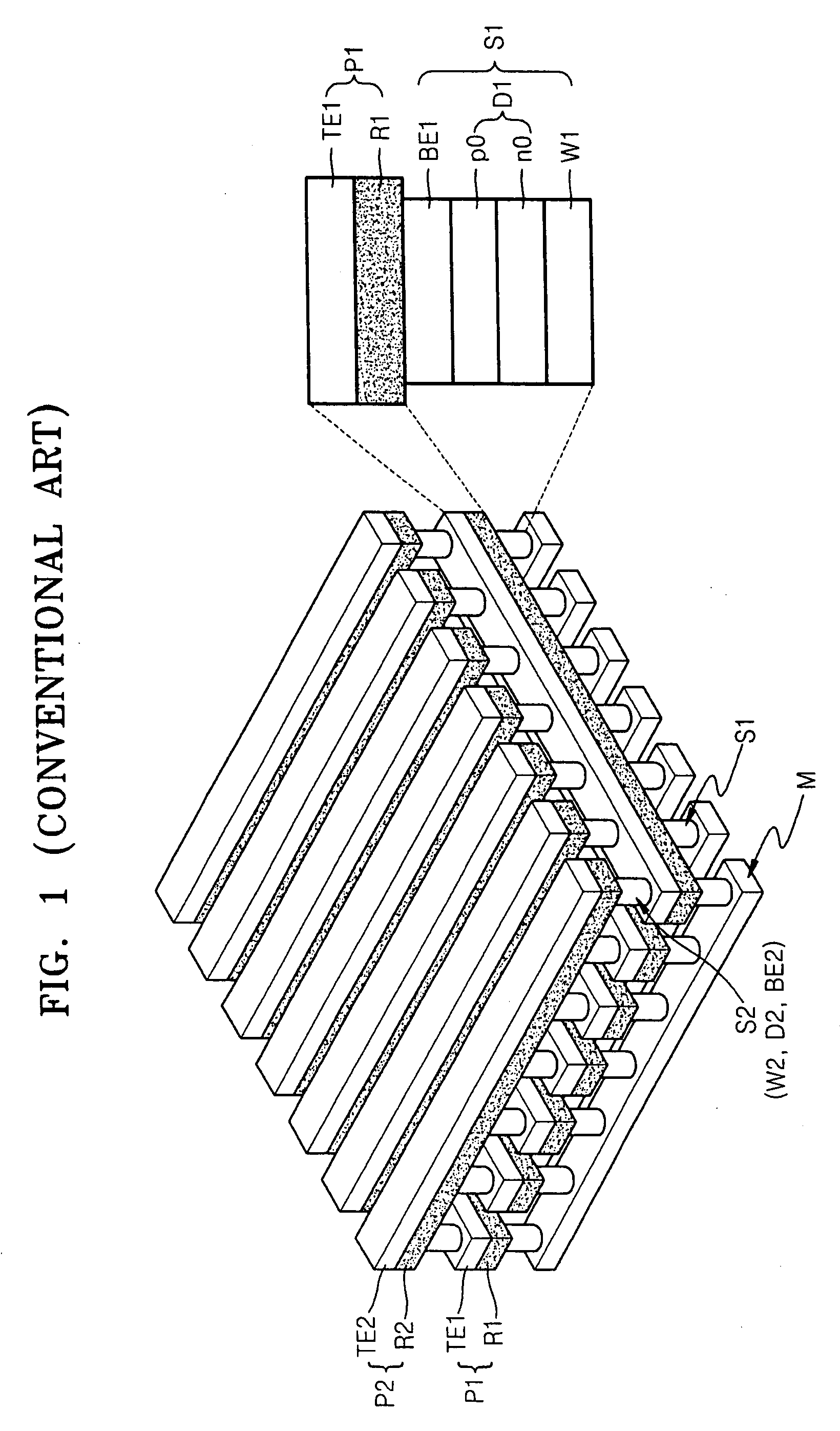Method of forming poly-si pattern, diode having poly-si pattern, multi-layer cross point resistive memory device having poly-si pattern, and method of manufacturing the diode and the memory device
