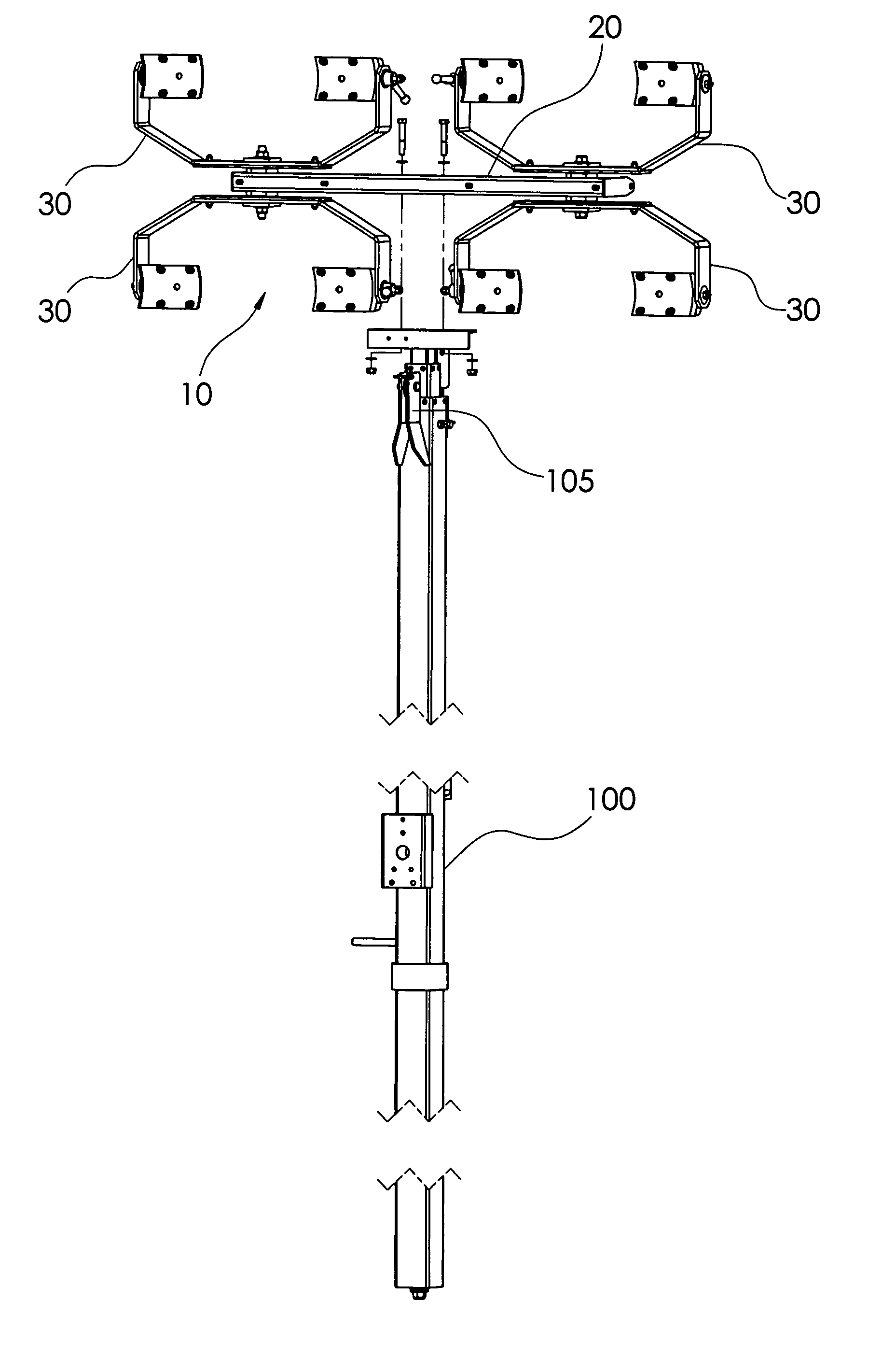 Light tower assembly