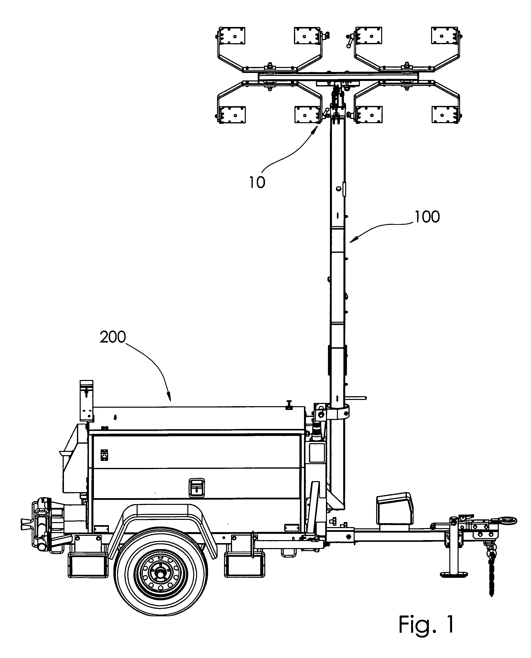 Light tower assembly