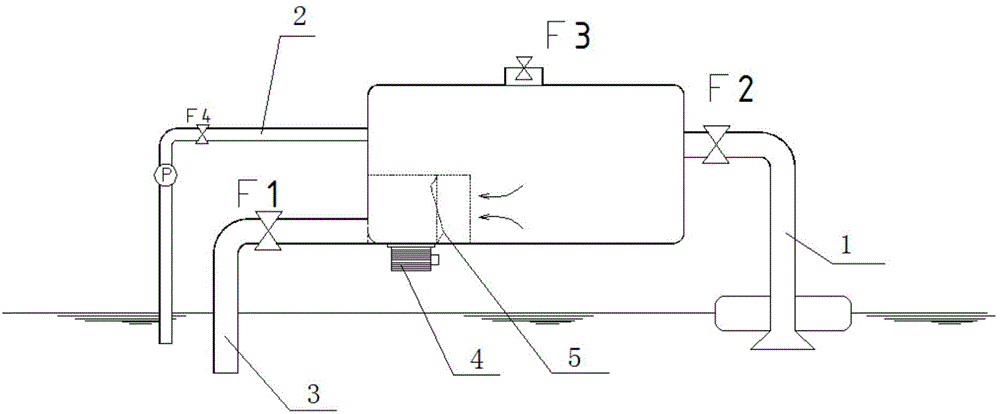 Siphoning type fish sucking device and working method thereof