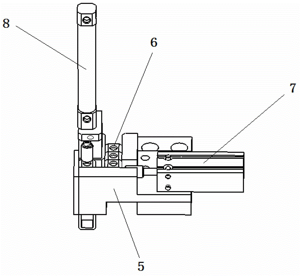 Automatic assembly device of breaker terminal screw