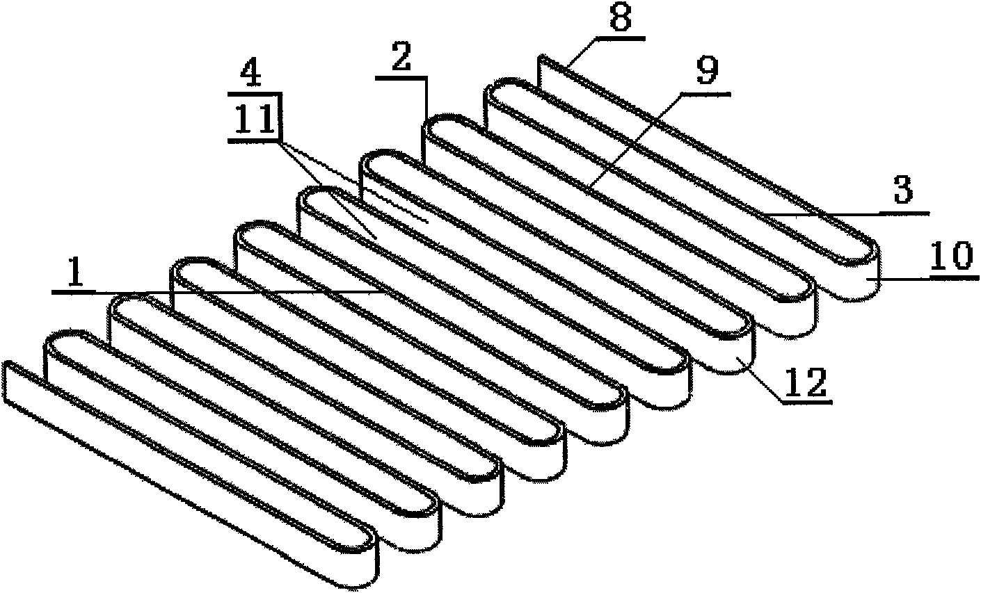 Safe grid plate without continuous frames