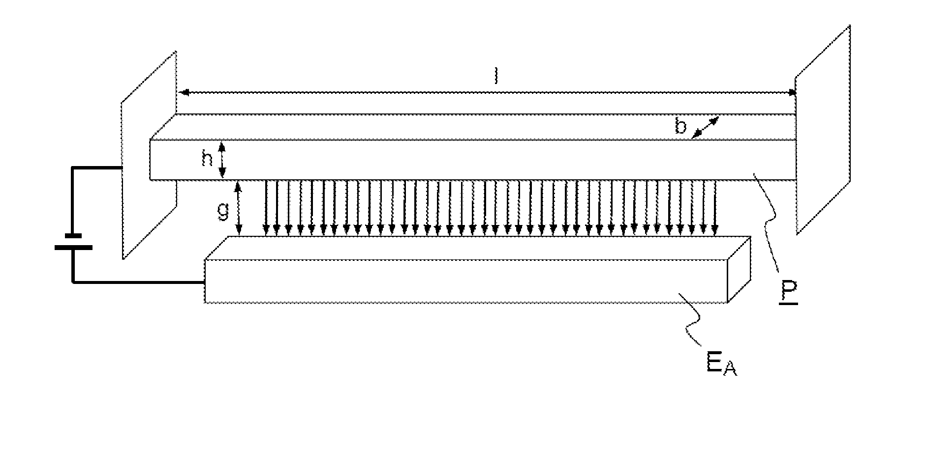 Method for detecting a perturbation by hysteretic cycle using a nonlinear electromechanical resonator and device using the method