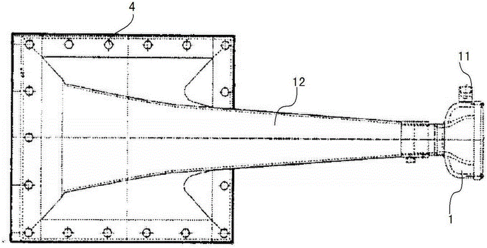 An adjustable sonic soot blower