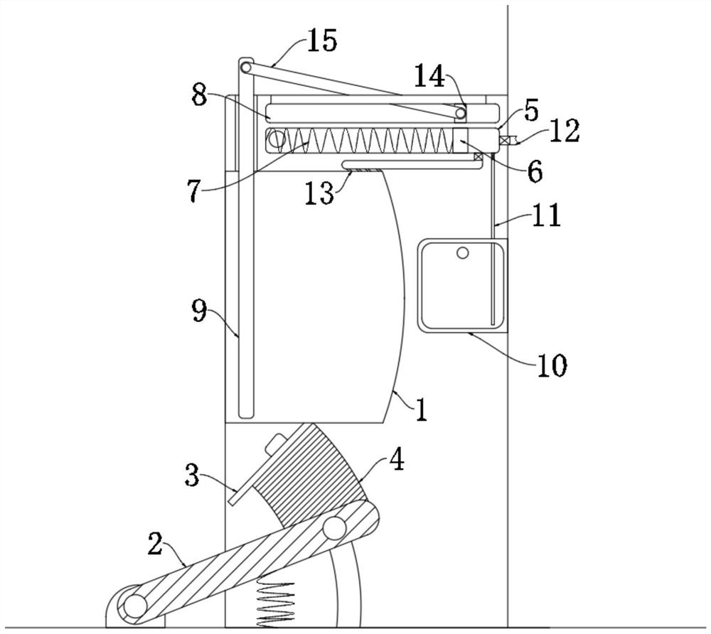 Self-closed urinal