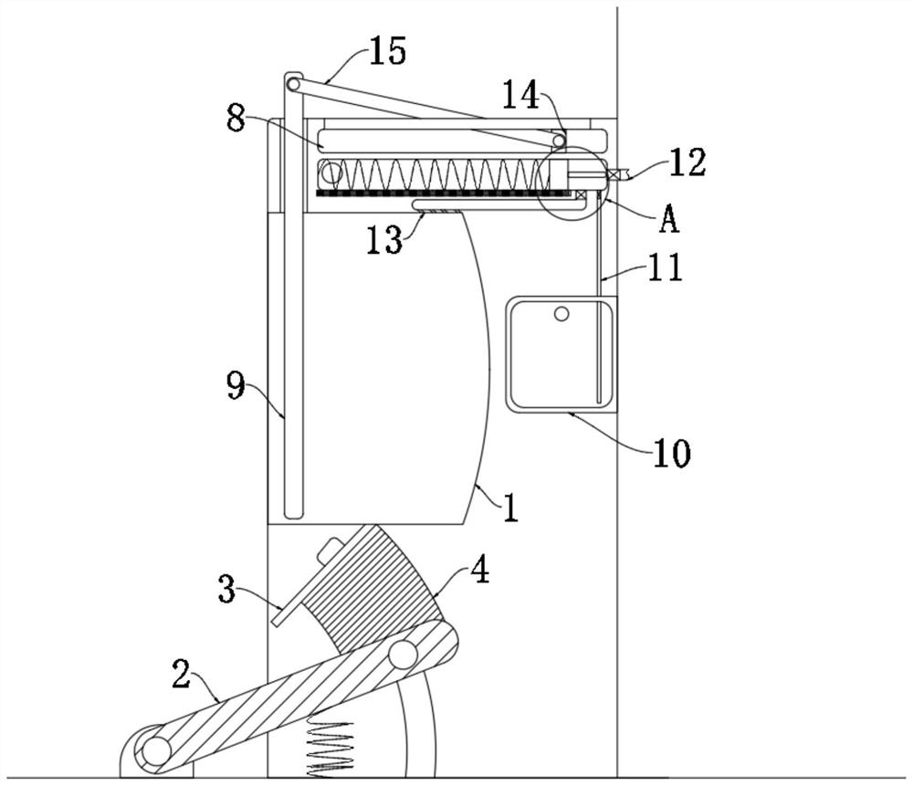 Self-closed urinal