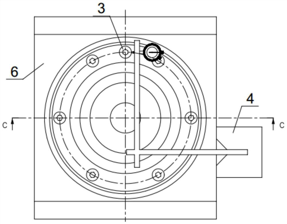 Detection tool for rapidly detecting pitch of threaded holes of part