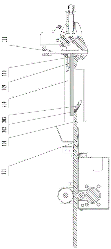 Vertical aligning and bundling omission preventing mechanism of bundling machine