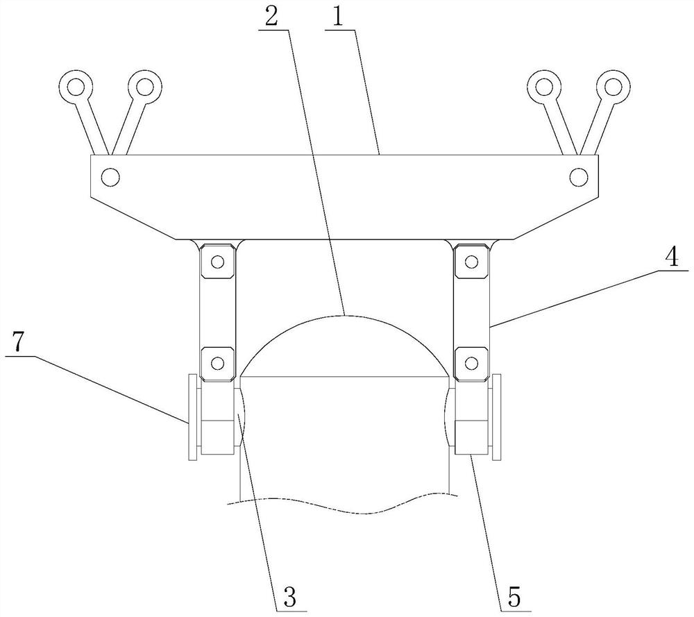 Special tooling for hoisting high-pressure heaters in thermal power plants and using methods thereof