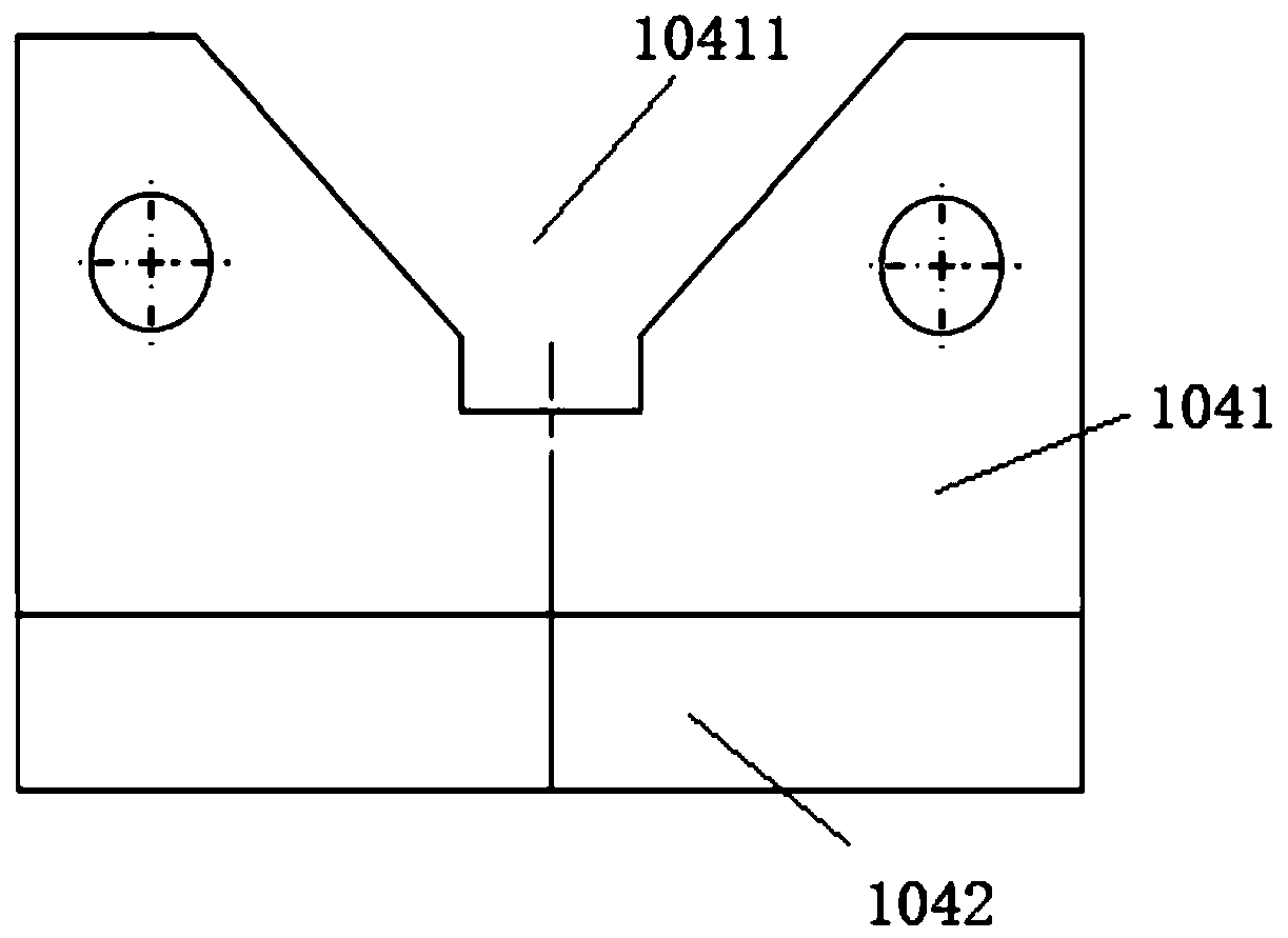 A device and method for testing the tangential stiffness of the joint surface of the wheel disc