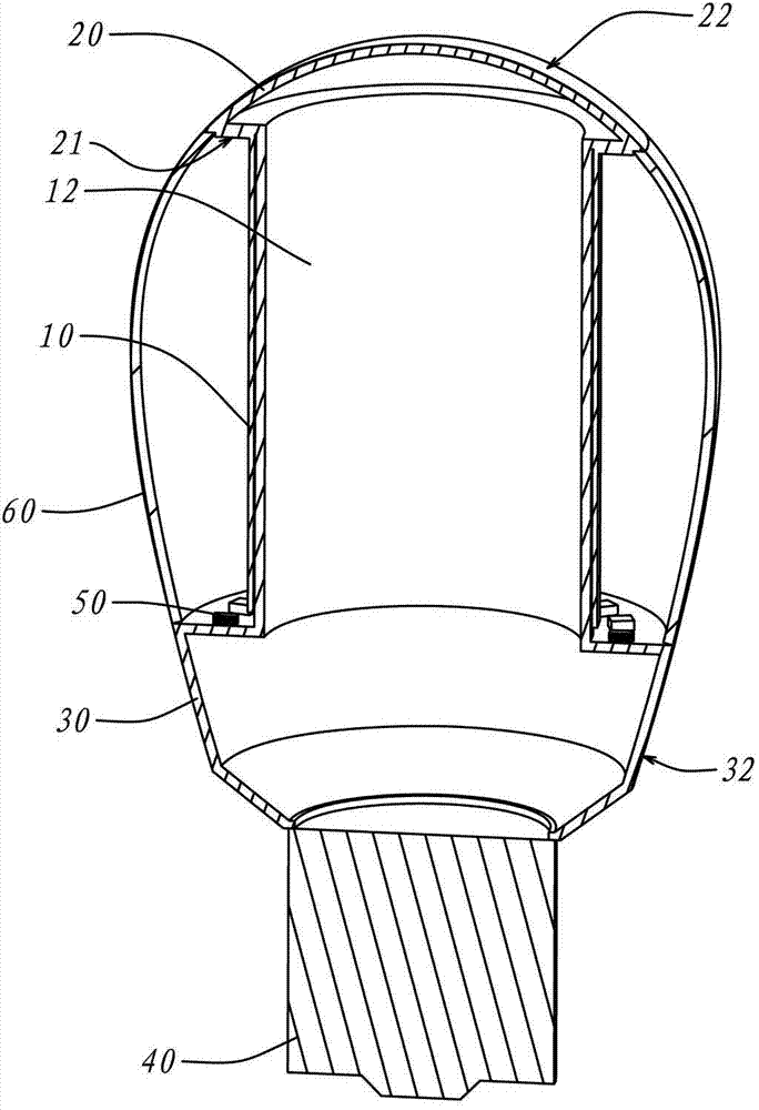 Reflecting all-around light distribution LED (light-emitting diode) bulb lamp