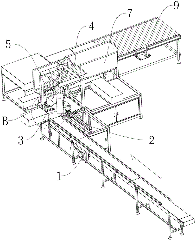 Package yarn automatic intelligent packaging machine