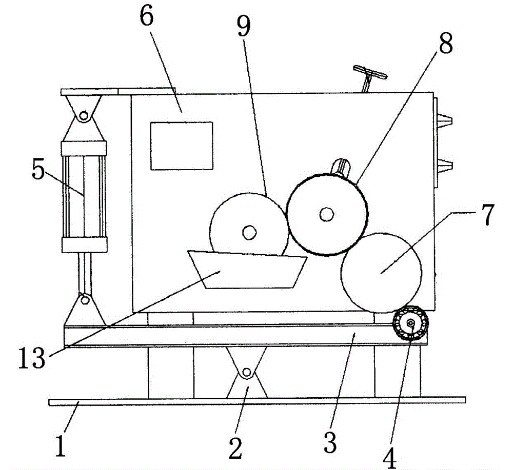 Transfer print device used for machining rubber tube opening circumference identification