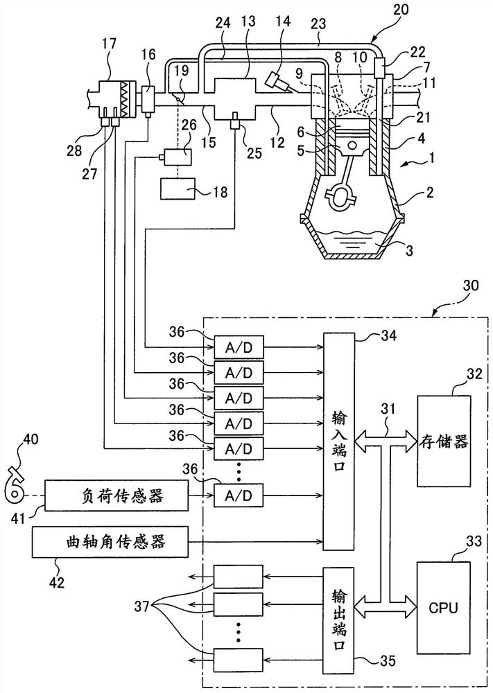 Blow-by gas delivery path abnormality detection device for internal combustion engine