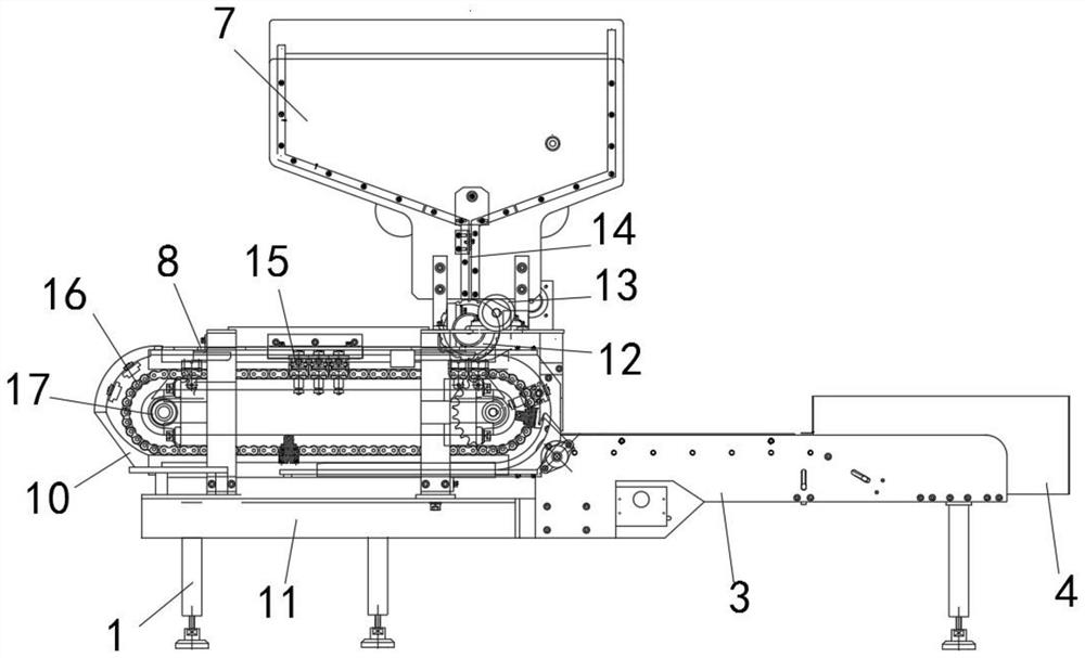 A conveying mechanism for straw processing