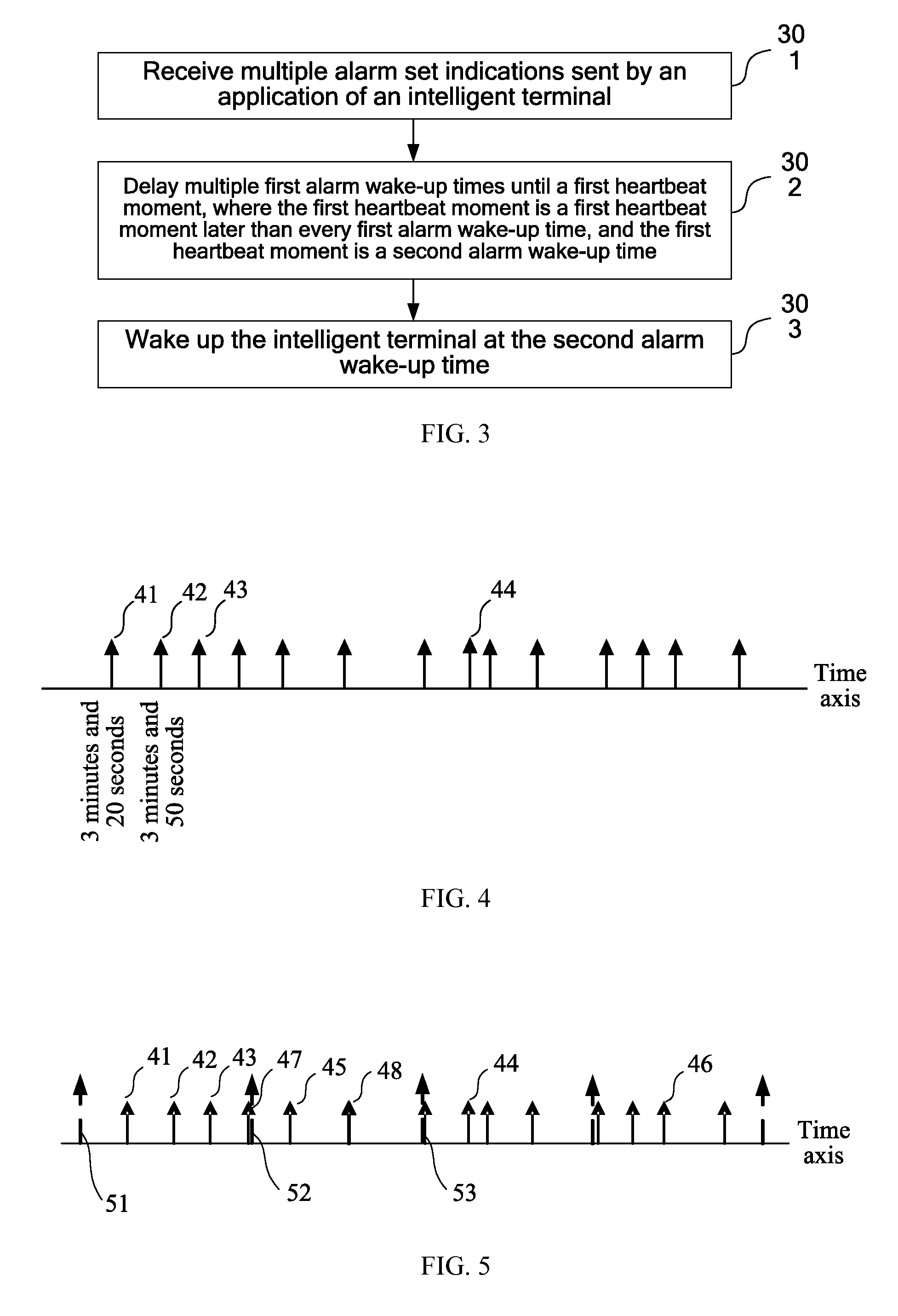 Method and apparatus for wake-up control of intelligent terminal by determining whether to delay wake up times