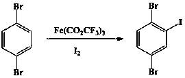A kind of synthetic method of 2,5-dibromoiodobenzene