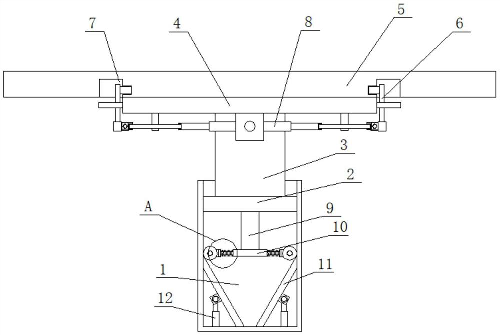 Anti-falling beam shock isolation device convenient for shock resistance of bridge