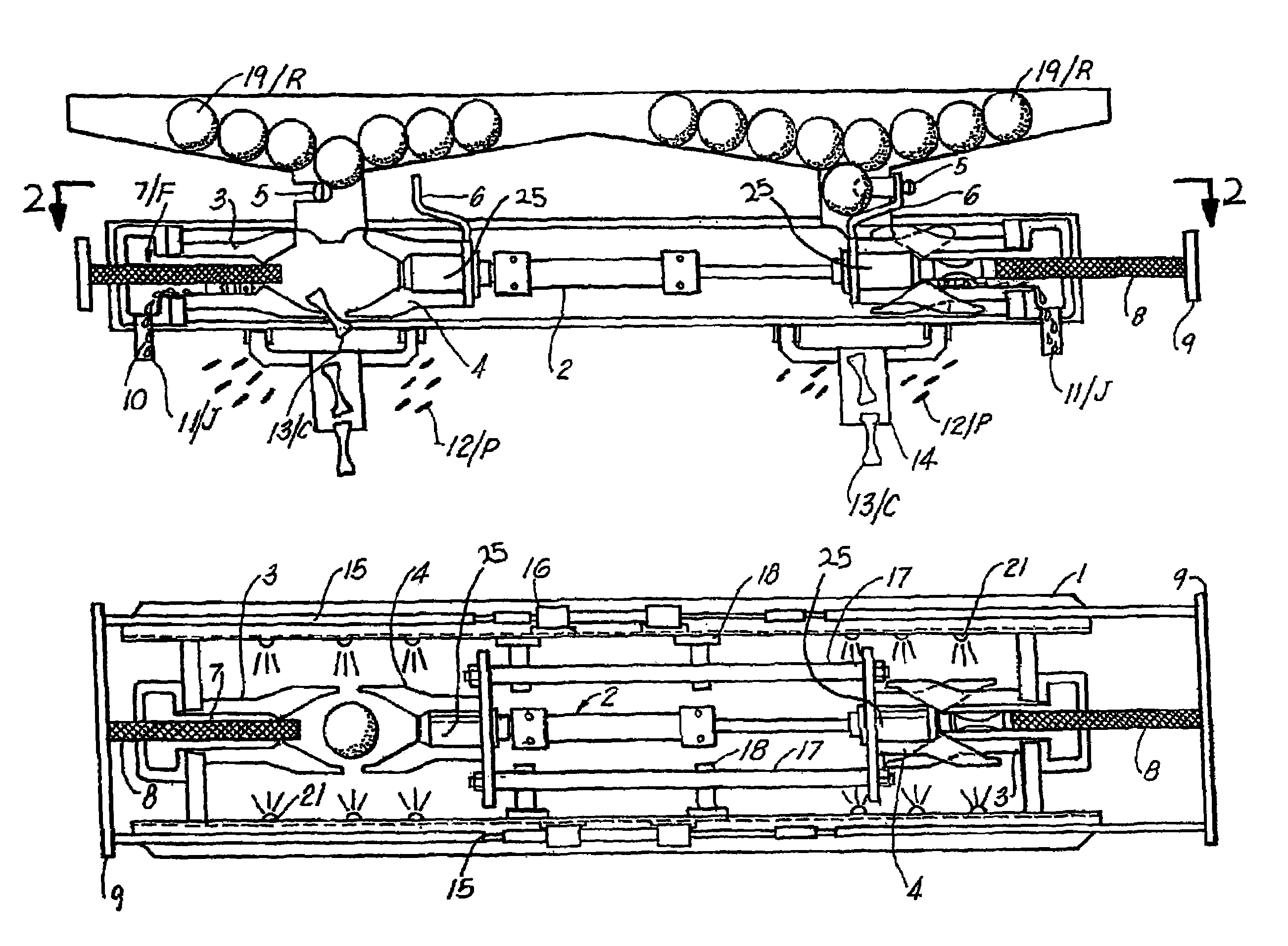 Modular fruit juice extraction system and configuration for a self-cleaning filter for the extraction of fruit juice