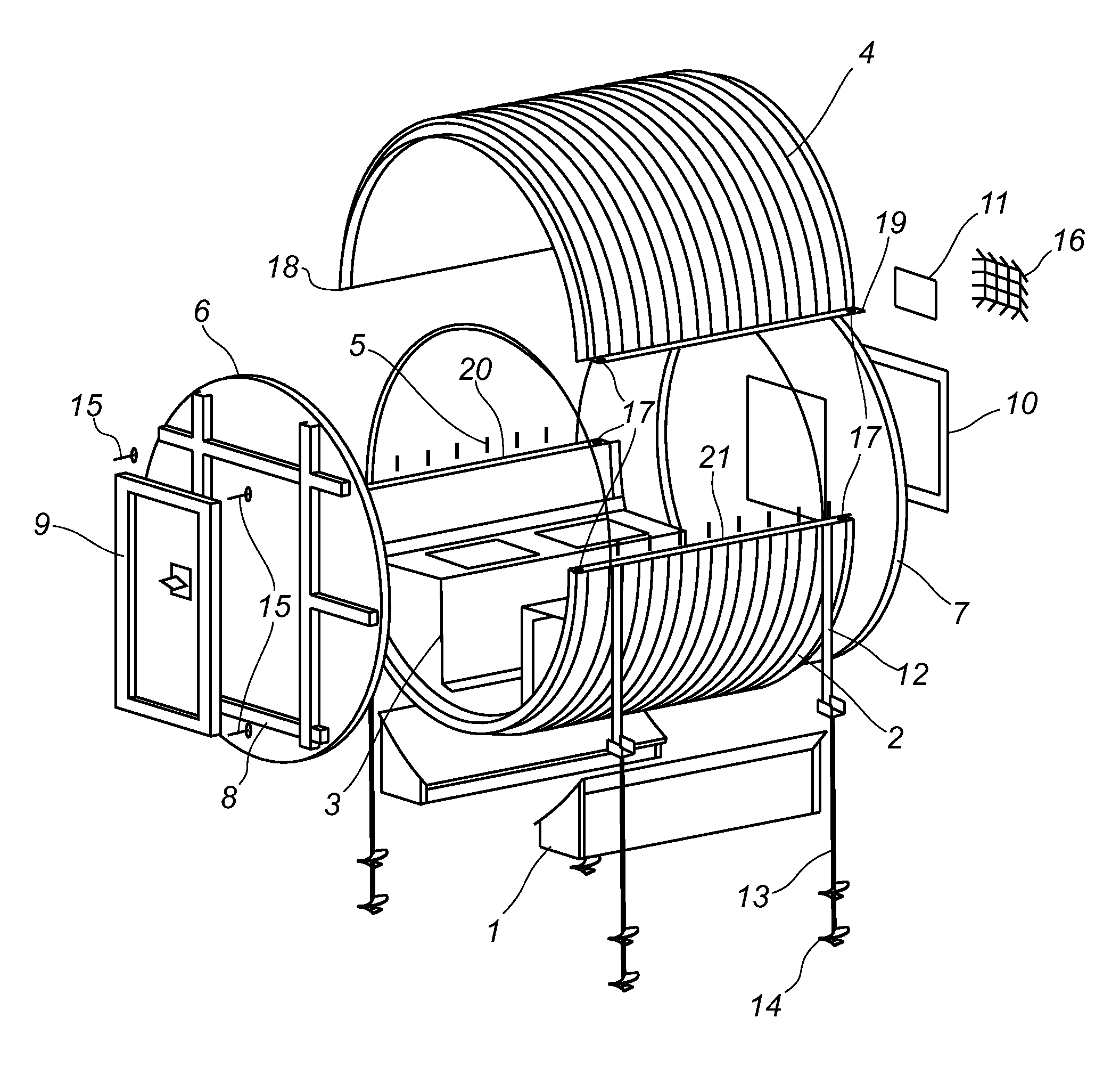 Self-contained shelter