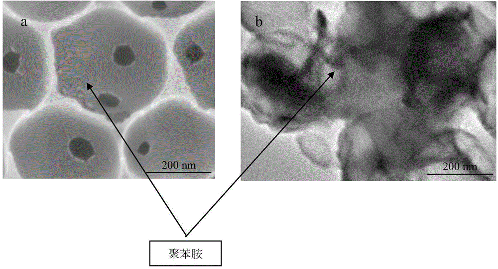 Preparation method of 3D ordered macroporous polyaniline (OM PANI)/TiO2 composite photocatalytic material and application thereof