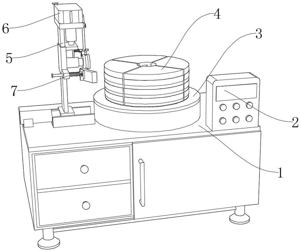 Silencer production curling machine and using method thereof