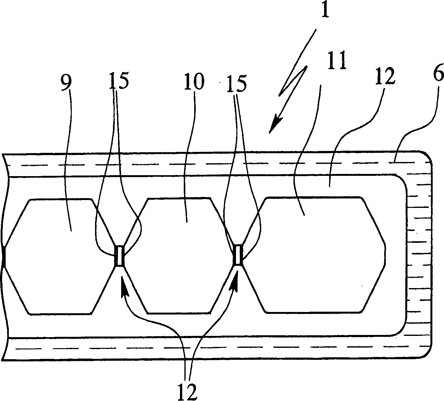 Device and method for analysing a liquid sample