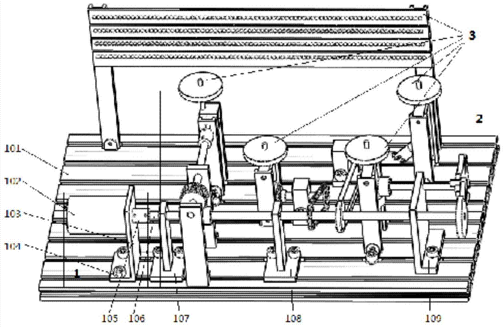 A platform for comparing the transmission form and transmission characteristics of multiple transmission parts