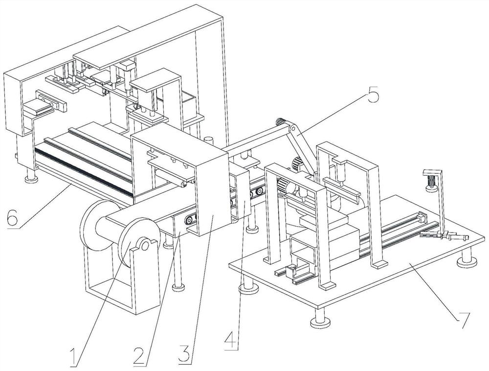 Automatic bending and wire wrapping process for copper sheet shielding layer of mutual inductor