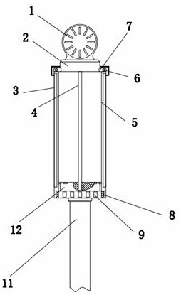 Solar LED street lamp