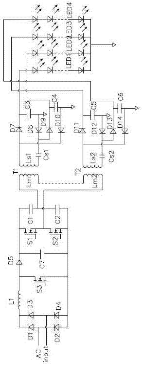 Drive circuit for high-power LED light source