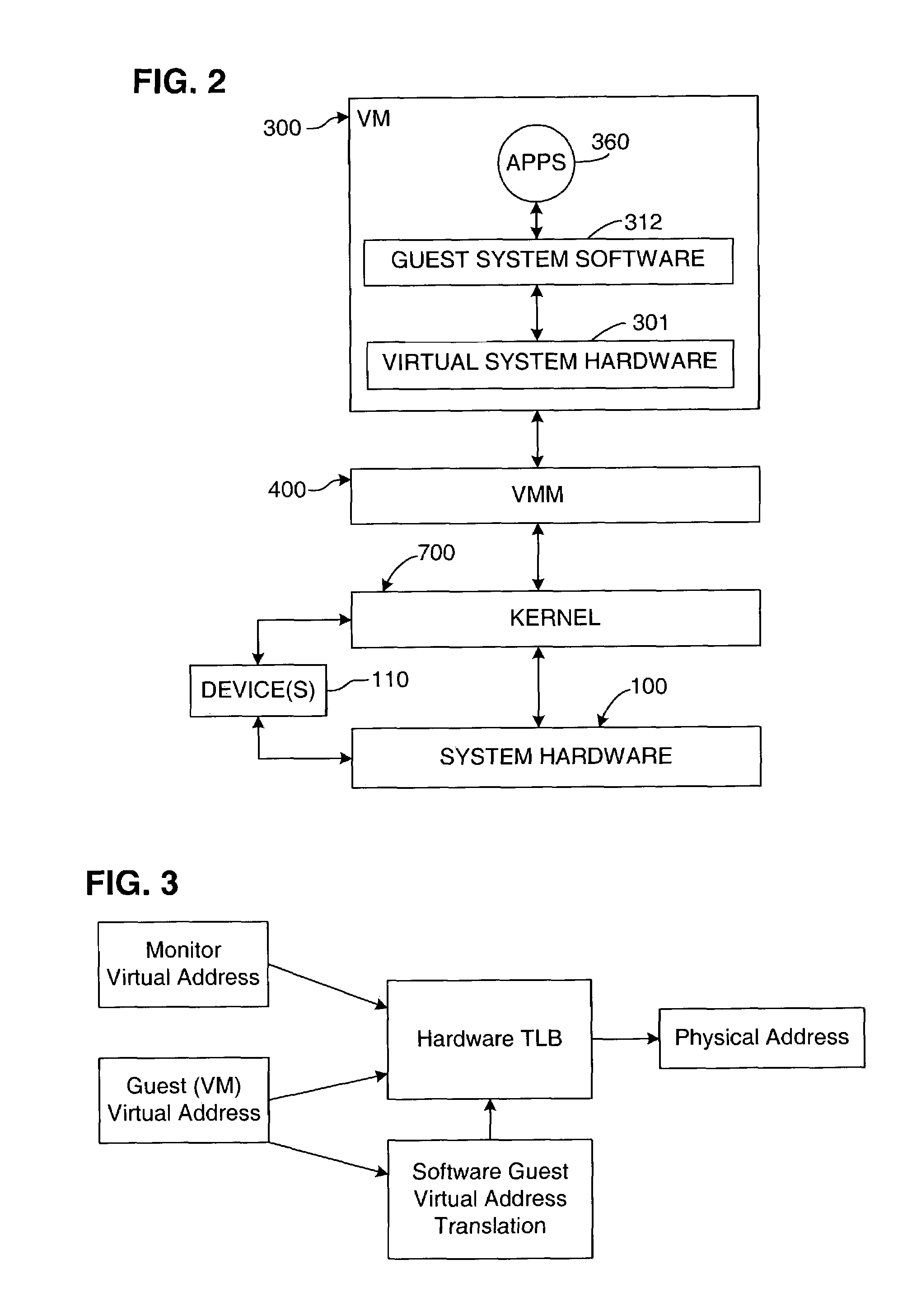 Virtualization system for computers having multiple protection mechanisms