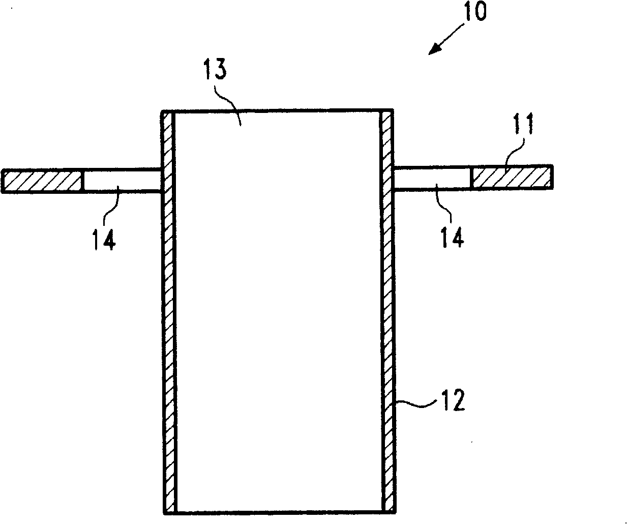 Method and apparatus for detecting the parameter of liquid state metal in a container